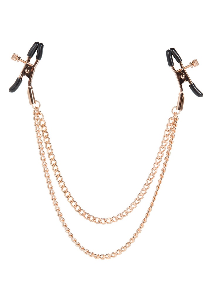 [13054-GOLD] Tiered Intimate Clamps
