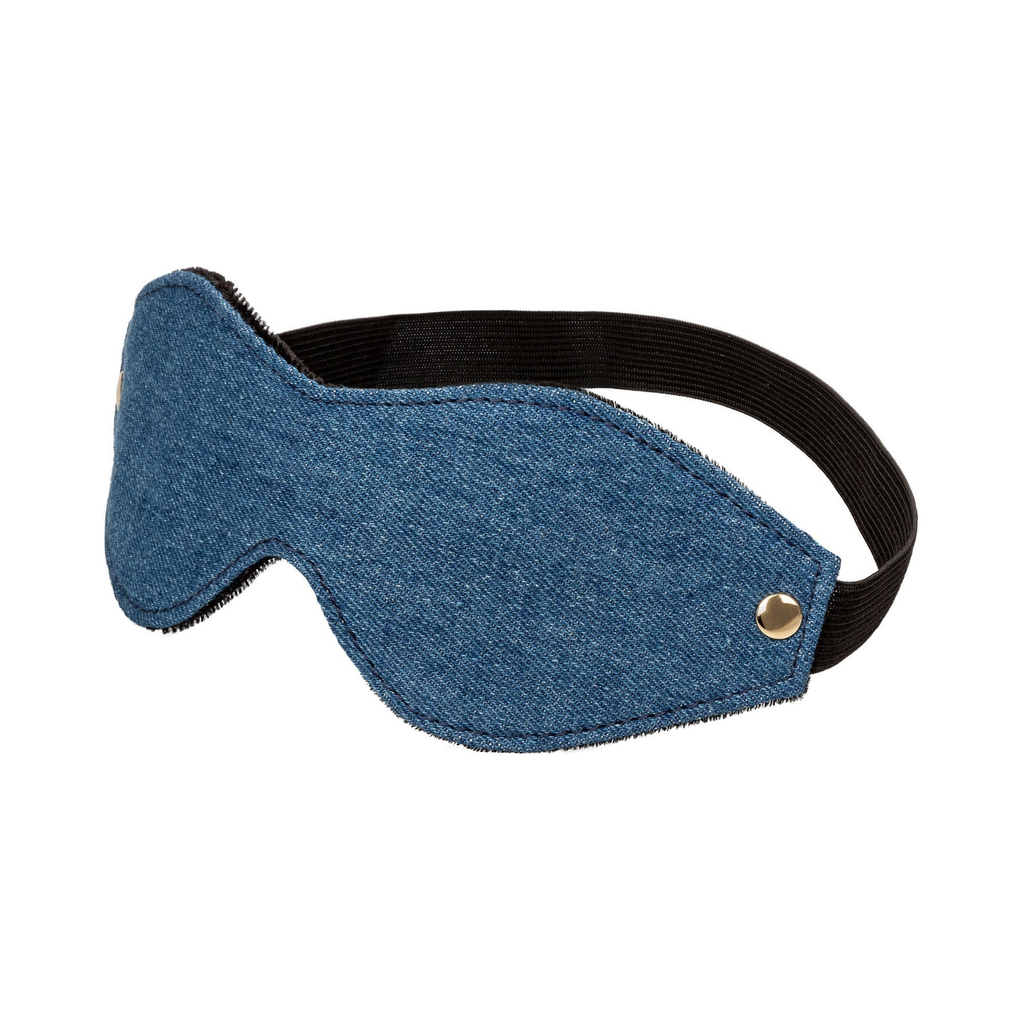 [14642-BLUE] CalExotics Ride Em Denim Eye Mask