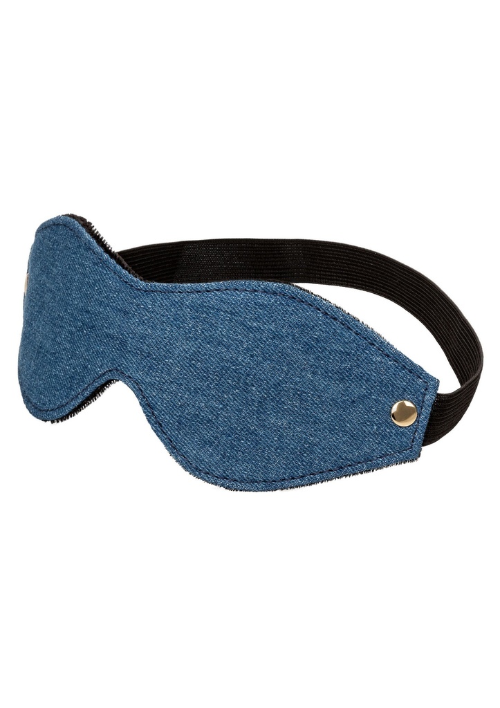 [14642-BLUE] Ride Em Denim Eye Mask