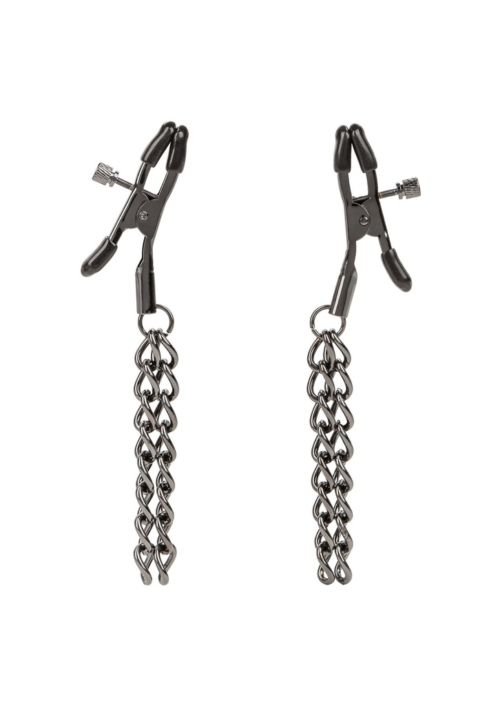 [16770-BLACK] Chain Nipple Clamps