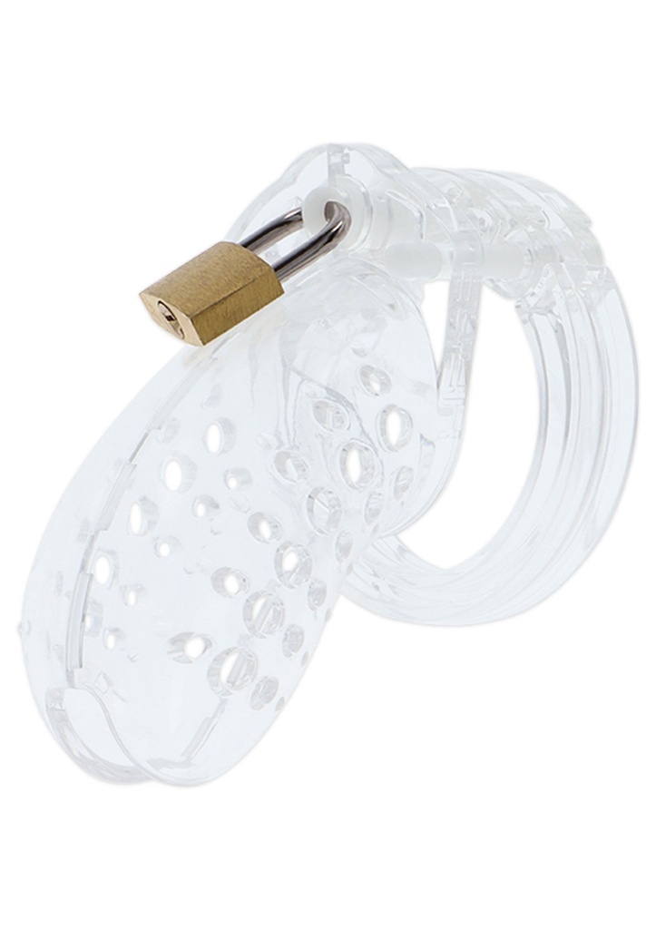 [16820-CLEAR] Chastity Cock Cage Acrylic