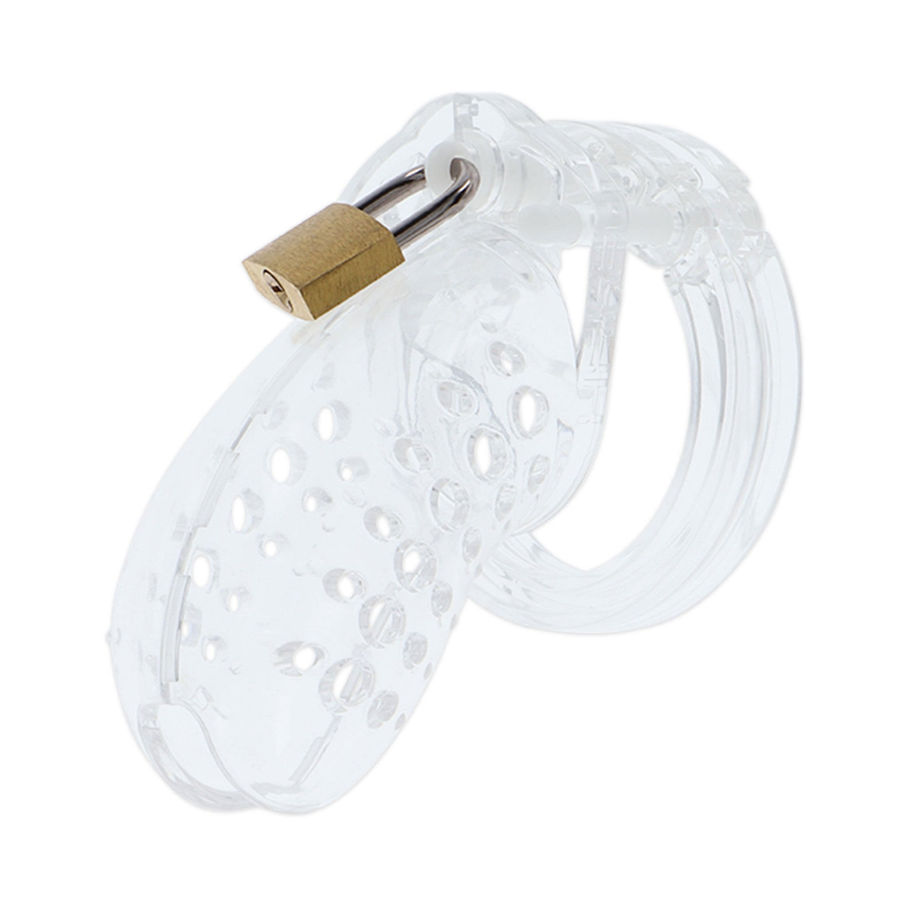 [16820-CLEAR] Hidden Desire Chastity Cock Cage Acrylic