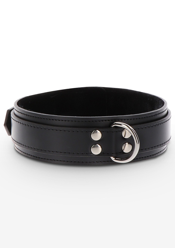[17103-BLACK] Heavy D-Ring Collar