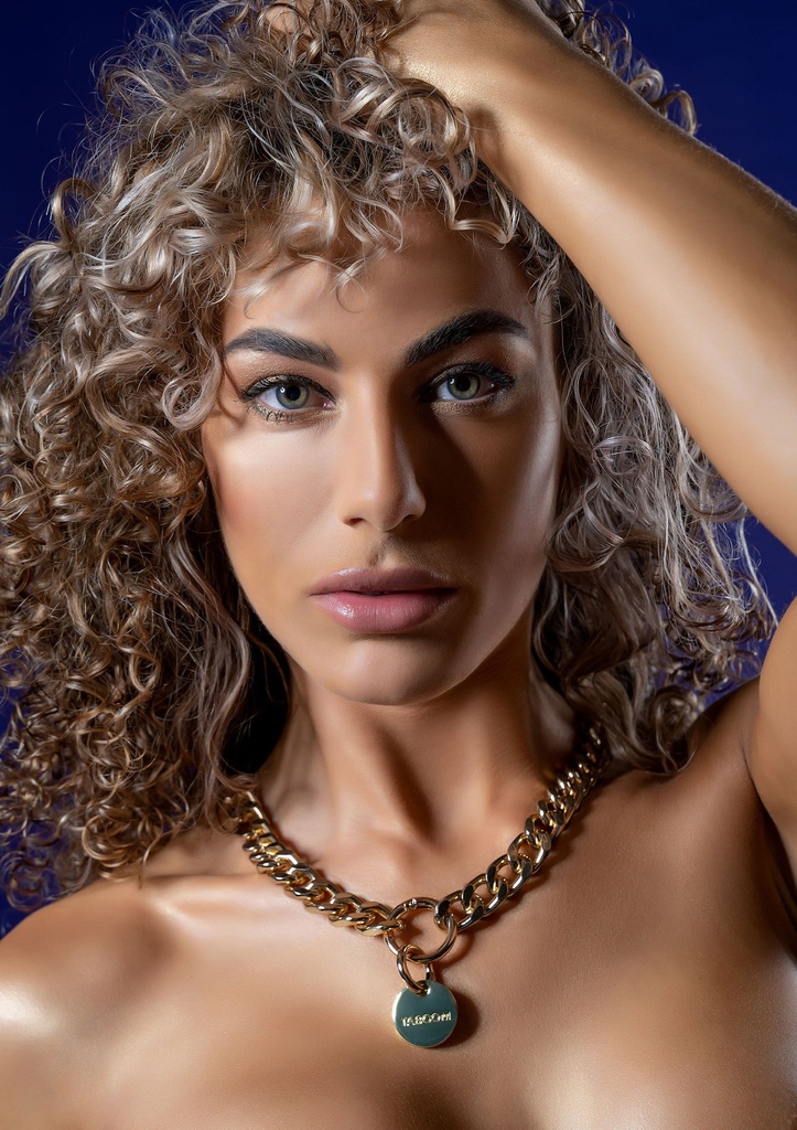 [17301-GOLD] Statement Collar