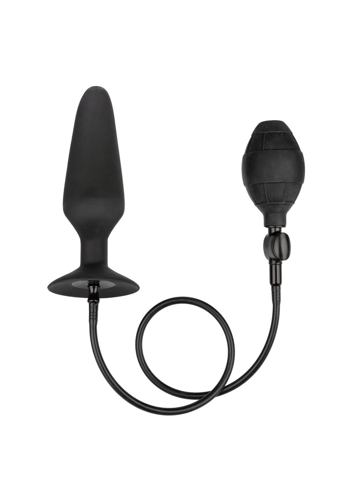 [12034-BLACK] XL Silicone Inflatable Plug