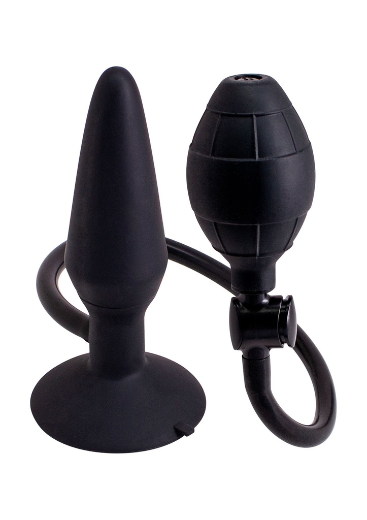 [25203-BLACK] Inflatable Butt Plug Medium