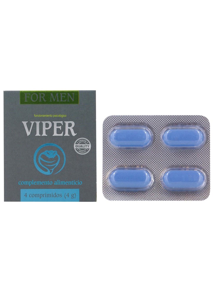 [92674-NATUREL] Viper For Men Pills 4 Pcs ES-PT