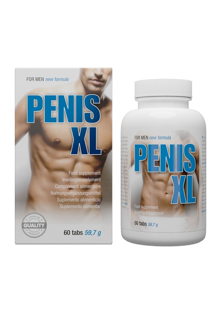 [92621-NATUREL] Penis XL West Caps 60 pcs