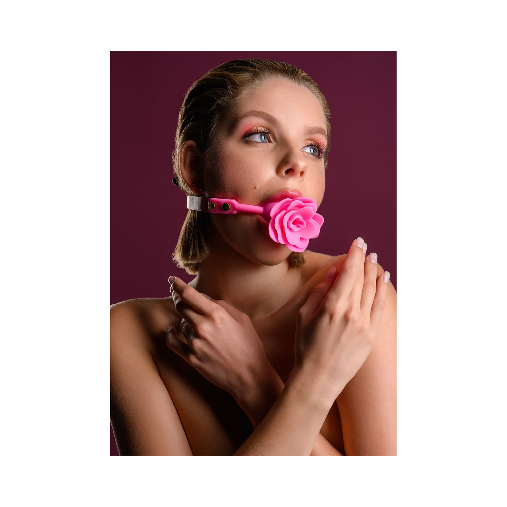 [17404-PINK] Taboom Rose Ball Gag