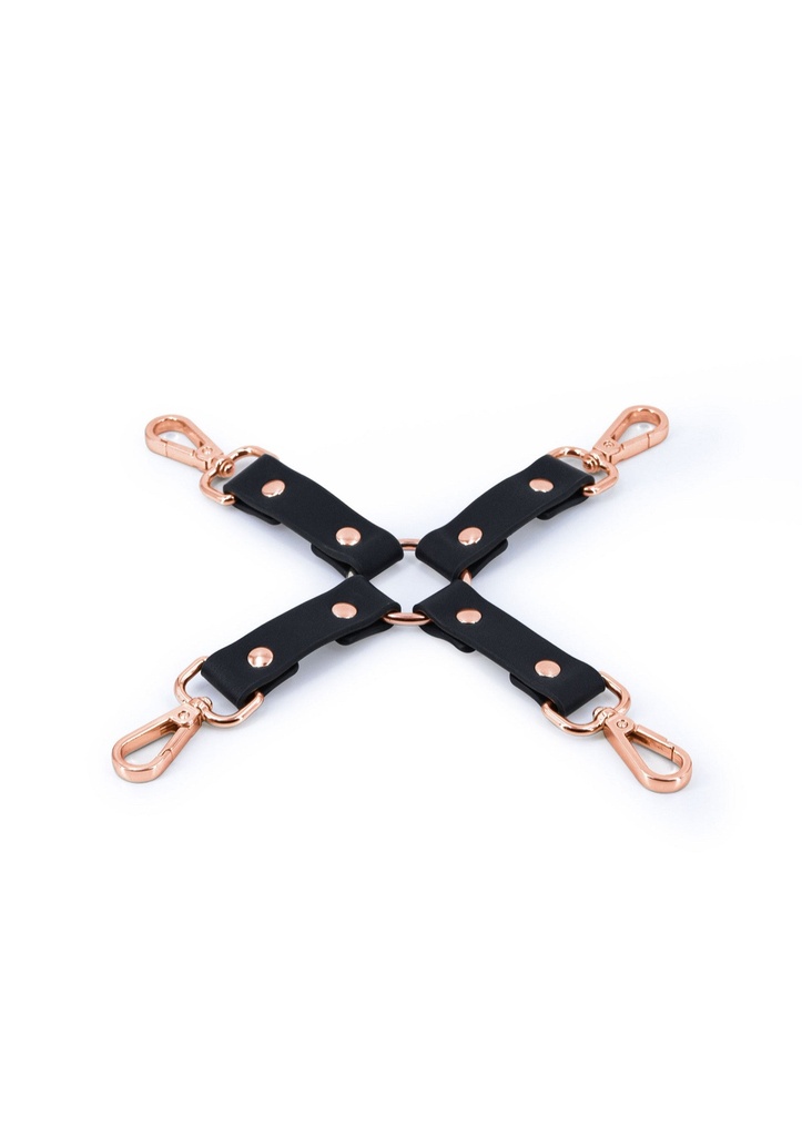 [18834-BLACK] Bondage Couture Hog Tie