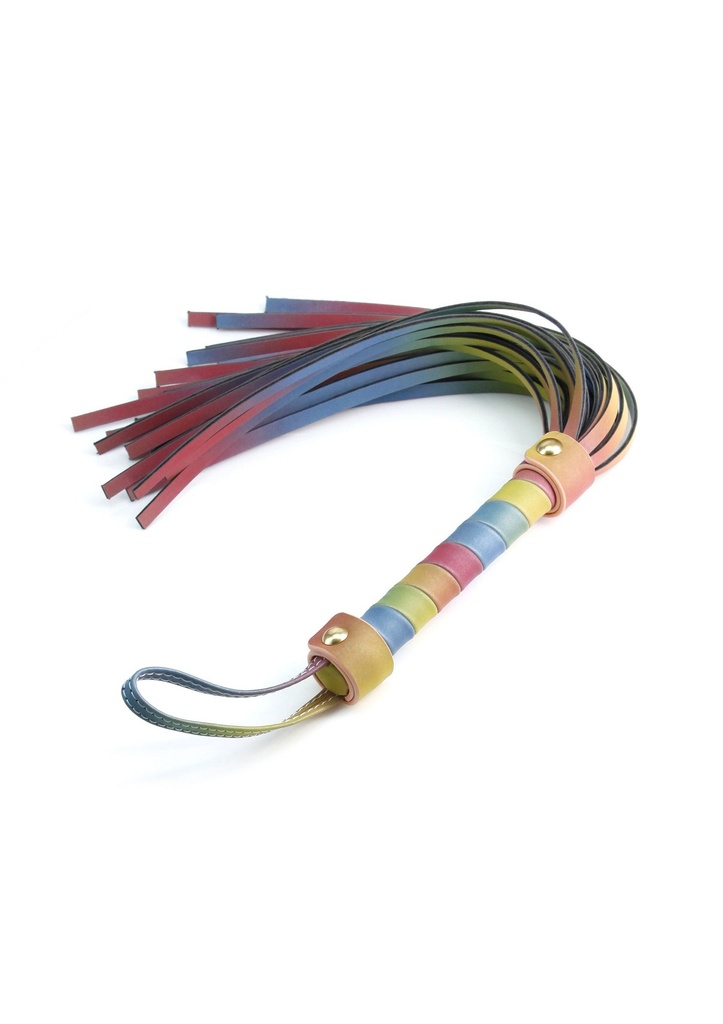 [19124-RAINBOW] Spectra Bondage Flogger