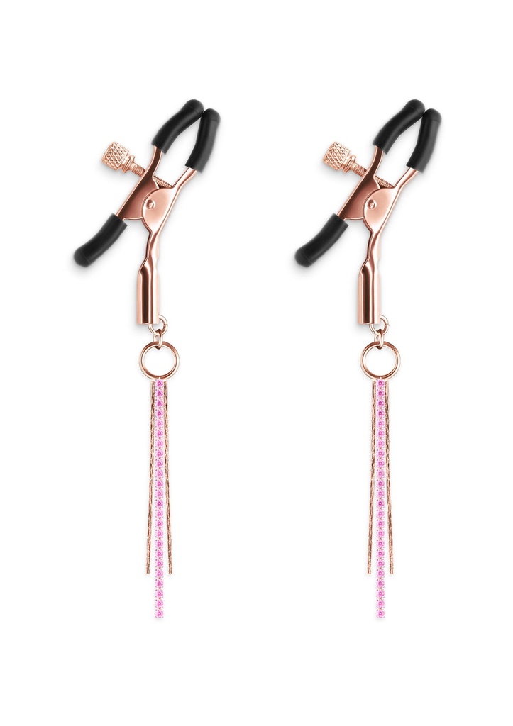 [19190-ROSEGOLD] Nipple Clamps D3