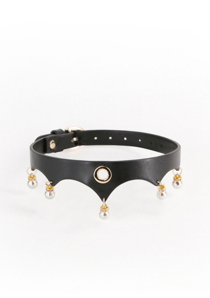 [19232-BLACK] Jezebel Collar