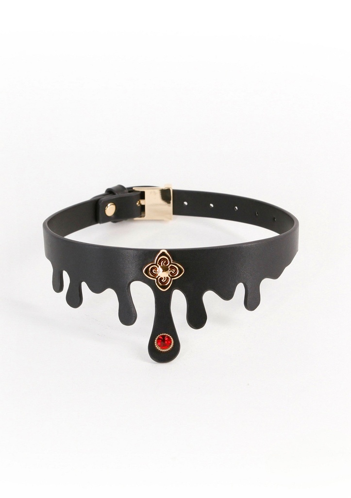 [19234-BLACK] Elvira Collar