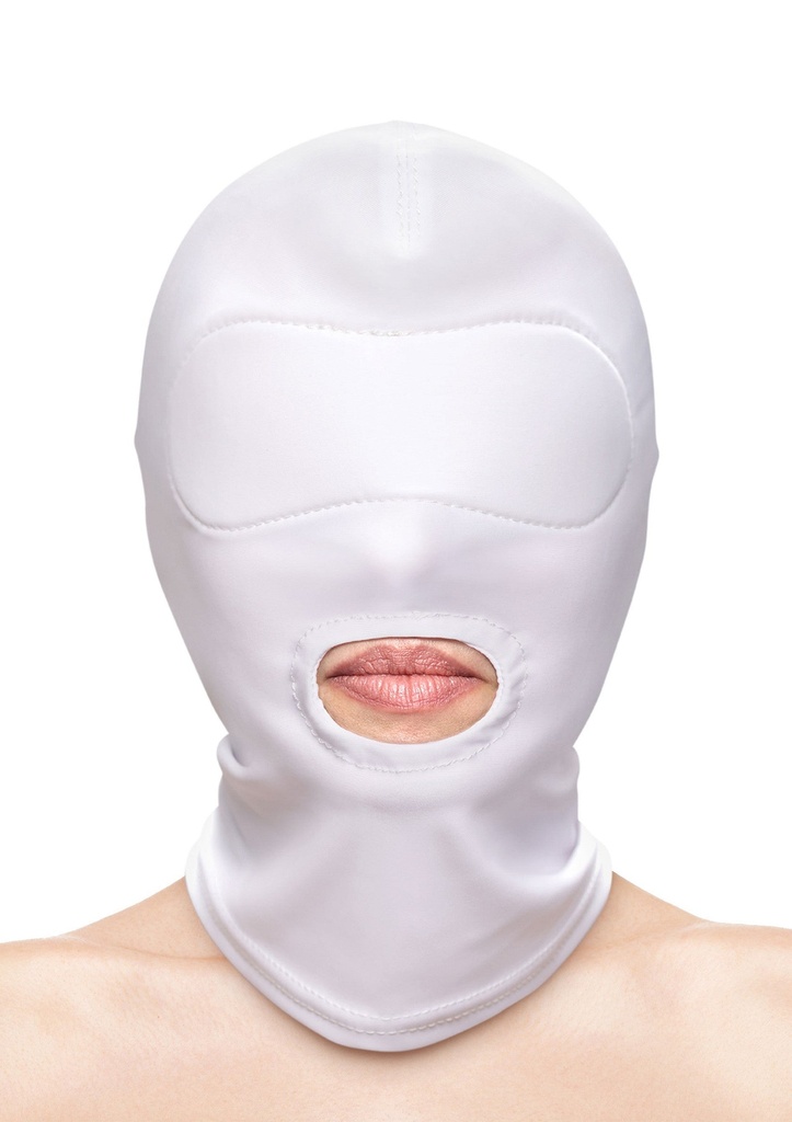 [19242-WHITE] Mouth Hood