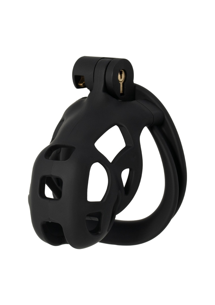 [20351-BLACK] Penis Prison Cock Cage Short