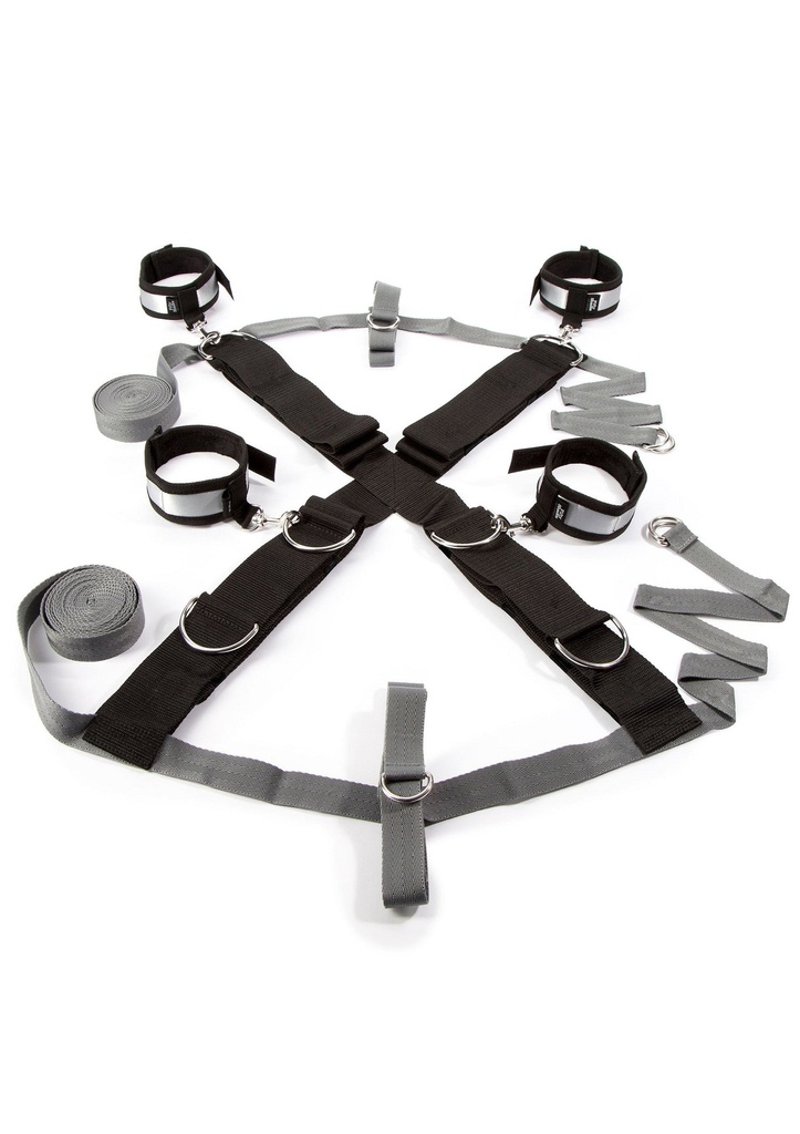 [29031-SILVER] Over the Bed Cross Set