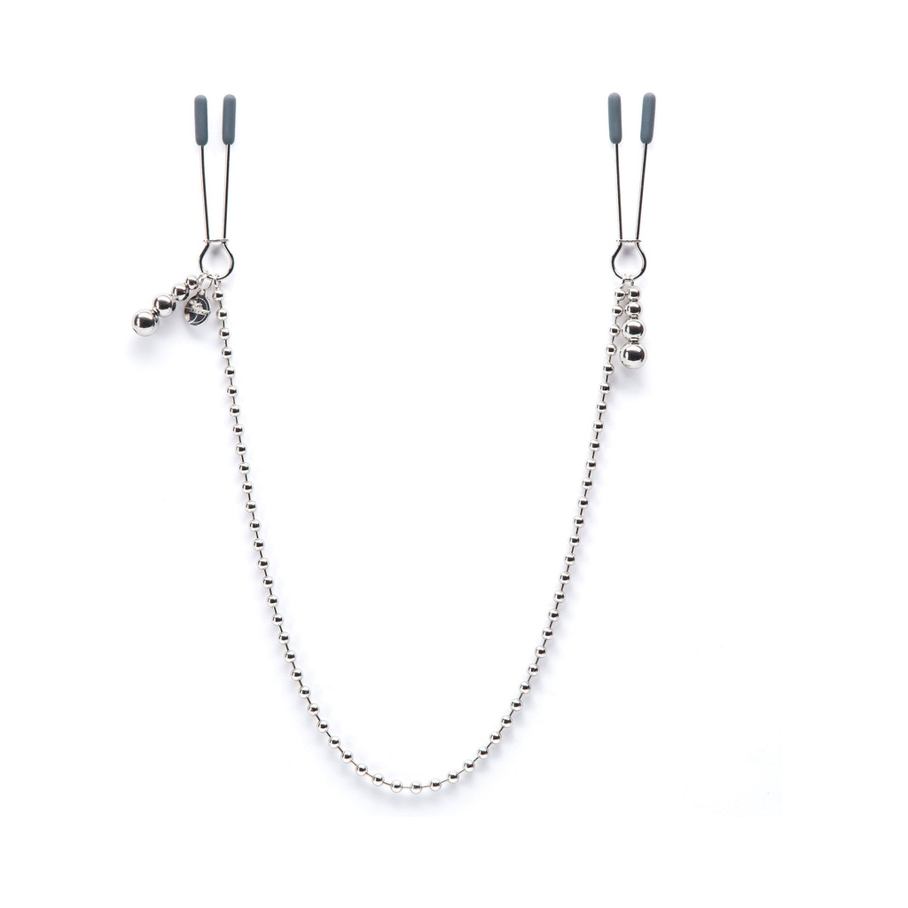 [29042-SILVER] Fifty Shades of Grey Chained Nipple Clamps