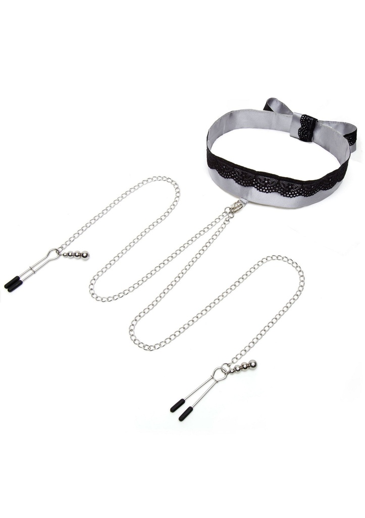 [29050-SILVER] Collar and Nipple Clamps