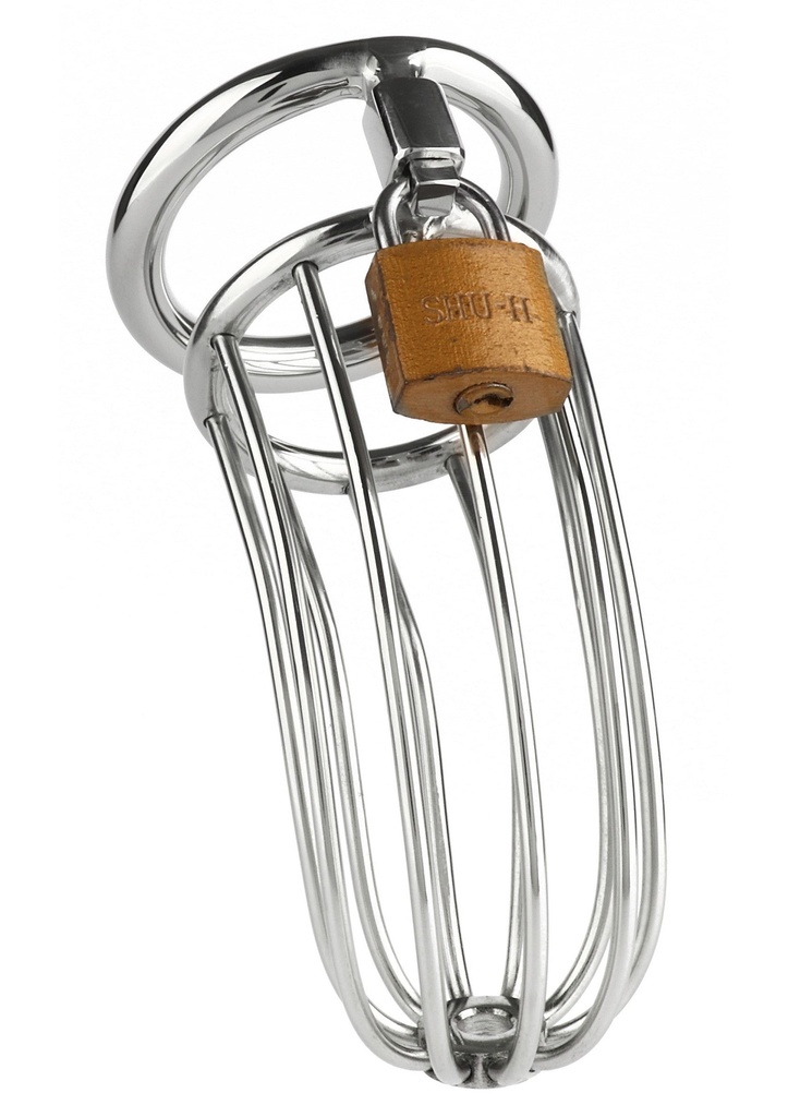 [38340-SILVER] The Man Slut Cock Cage