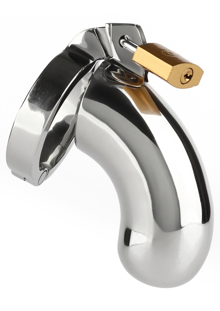 [38342-SILVER] The Brig Male Chastity Device