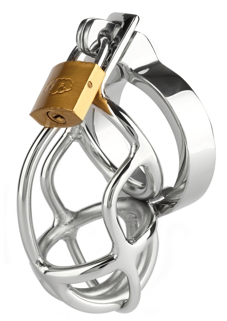 [38347-SILVER] San Quentin Chastity Cage