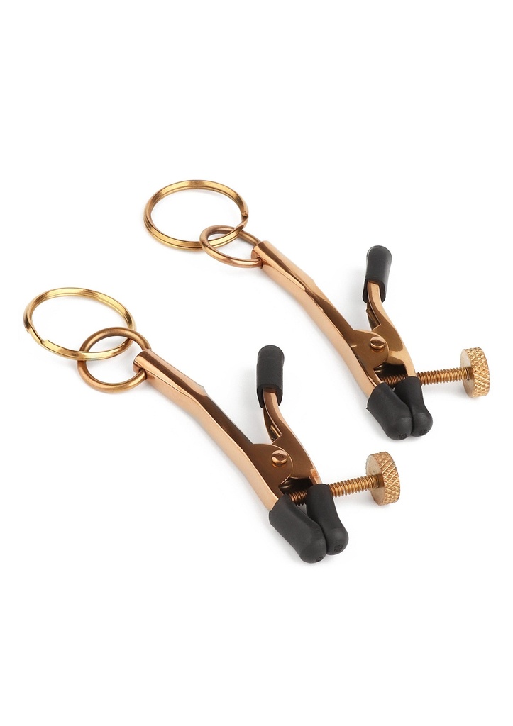 [38409-ROSEGOLD] Adjusable Nipp Clamps