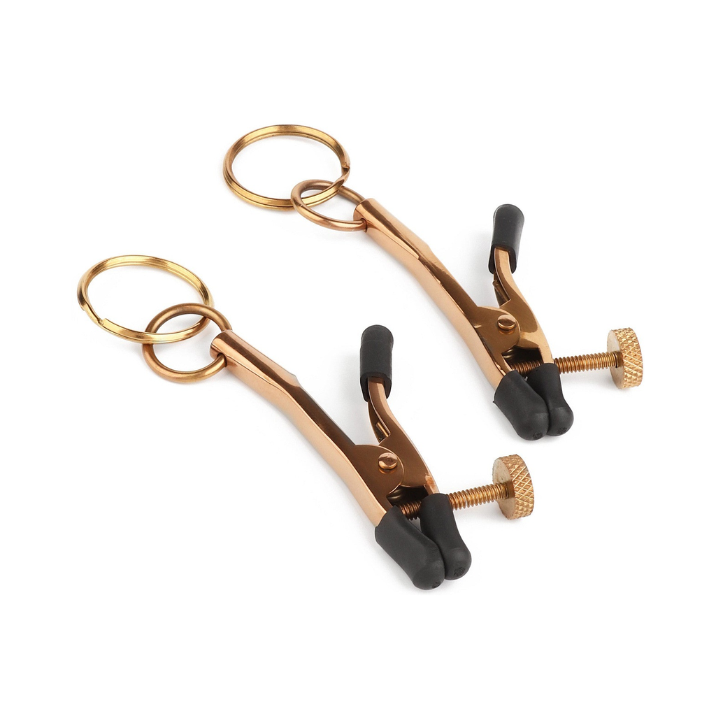 [38409-ROSEGOLD] Mr. Steel Adjusable Nipp Clamps