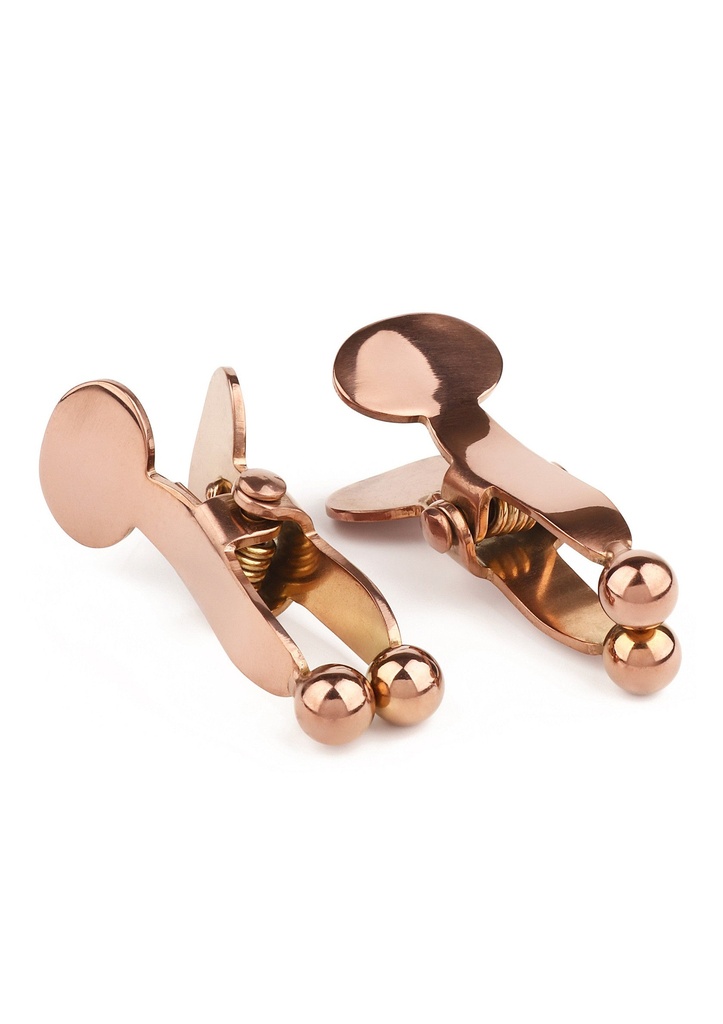 [38419-ROSEGOLD] Balls Pincher Nipple Clamps