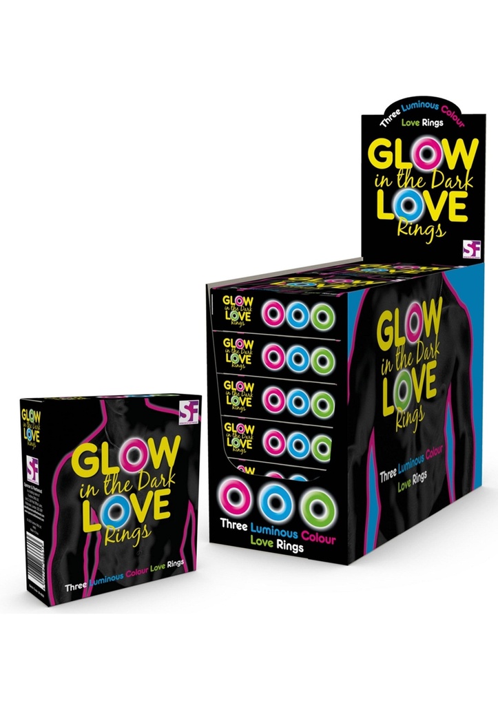 [37004-GLOW] Glow In The Dark Love Rings