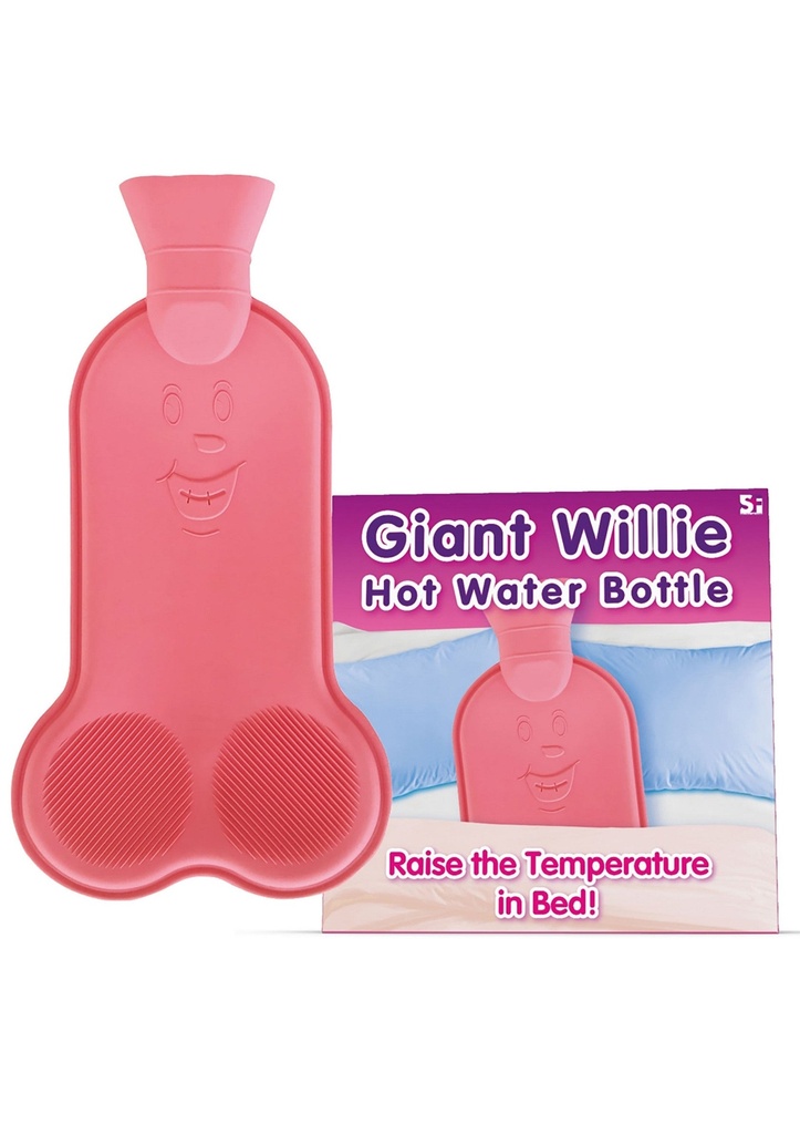 [37048-PINK] Giant Willie Hot Water Bottle