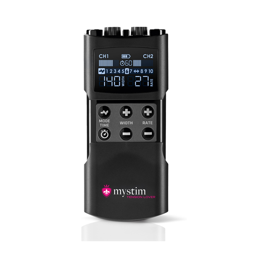 [33502-BLACK] MyStim Tension Lover 2 – E-Stim Powerbox