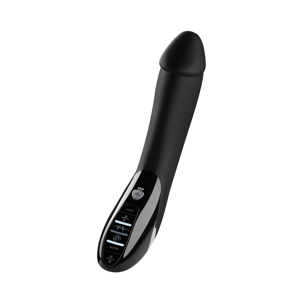 [33536-BLACK] MyStim Tickling Truman - E-Stim Vibrator