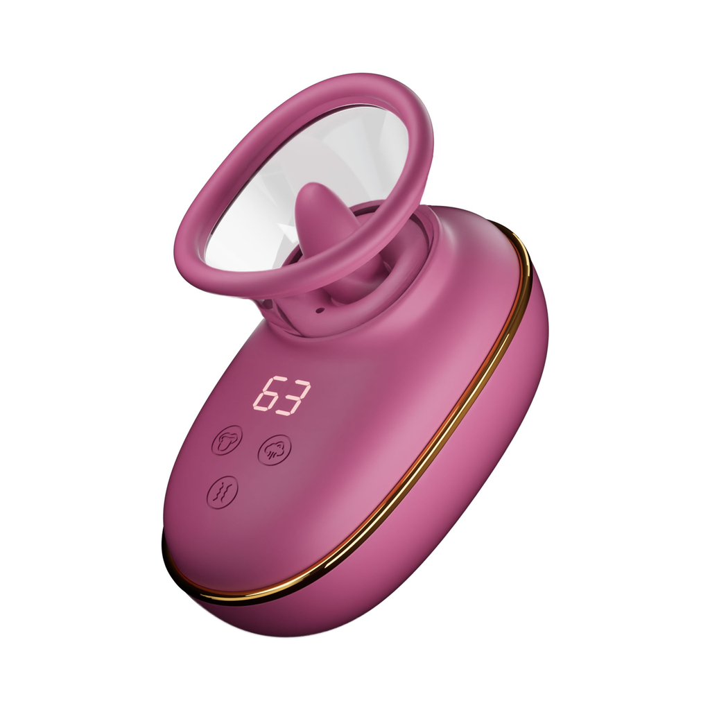 [20208-PINK] She.E.O. Licking Clitoral Automatic Pump