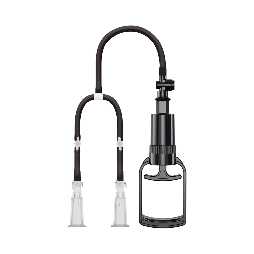 [20252-BLACK] She.E.O. Vacuum Nipple Pleasure Pump S/M