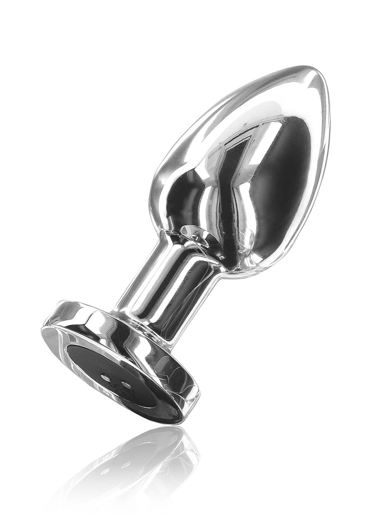 [10055-SILVER] The Glider Vibrating Plug Small
