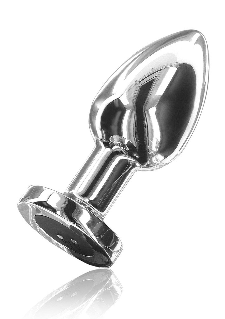 [10056-SILVER] The Glider Vibrating Plug Medium
